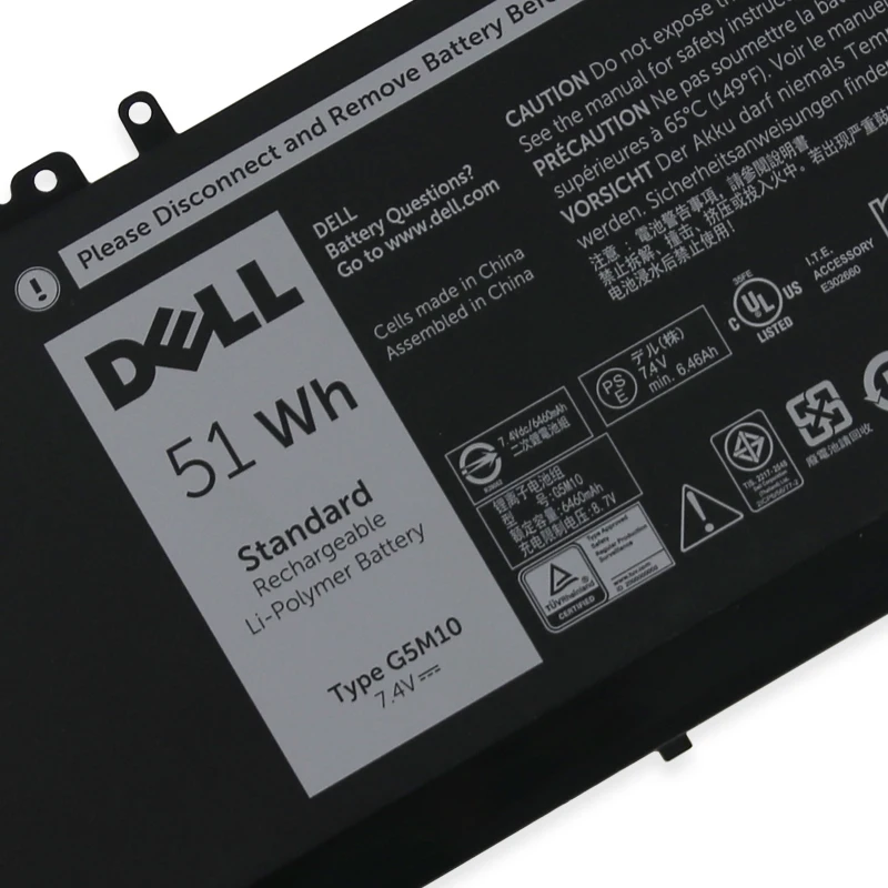 Оригинальный Новый Сменный аккумулятор для ноутбука Dell Latitude E5450 E5470 E5550 E5570 8V5GX R9XM9