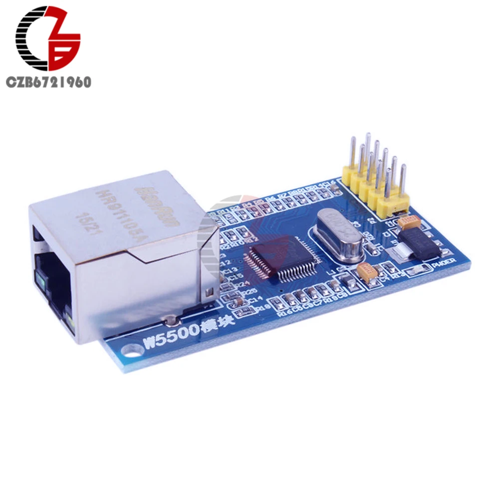 W5500 Ethernet сетевые модули DC 3 V 5V TCP IP 51 STM32 SPI интерфейс I/O микроконтроллер для