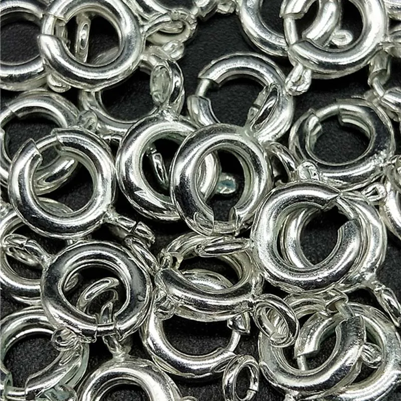 6 мм 50 шт./лот недорогое милое высококачественное золотое/серебряное покрытие