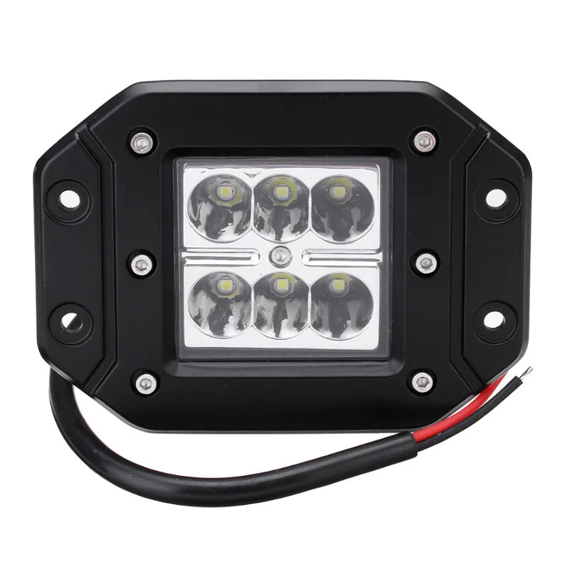 2 шт. 4 &quotзаподлицо Наводнение 6 LED свет бар резервного копирования задний бампер