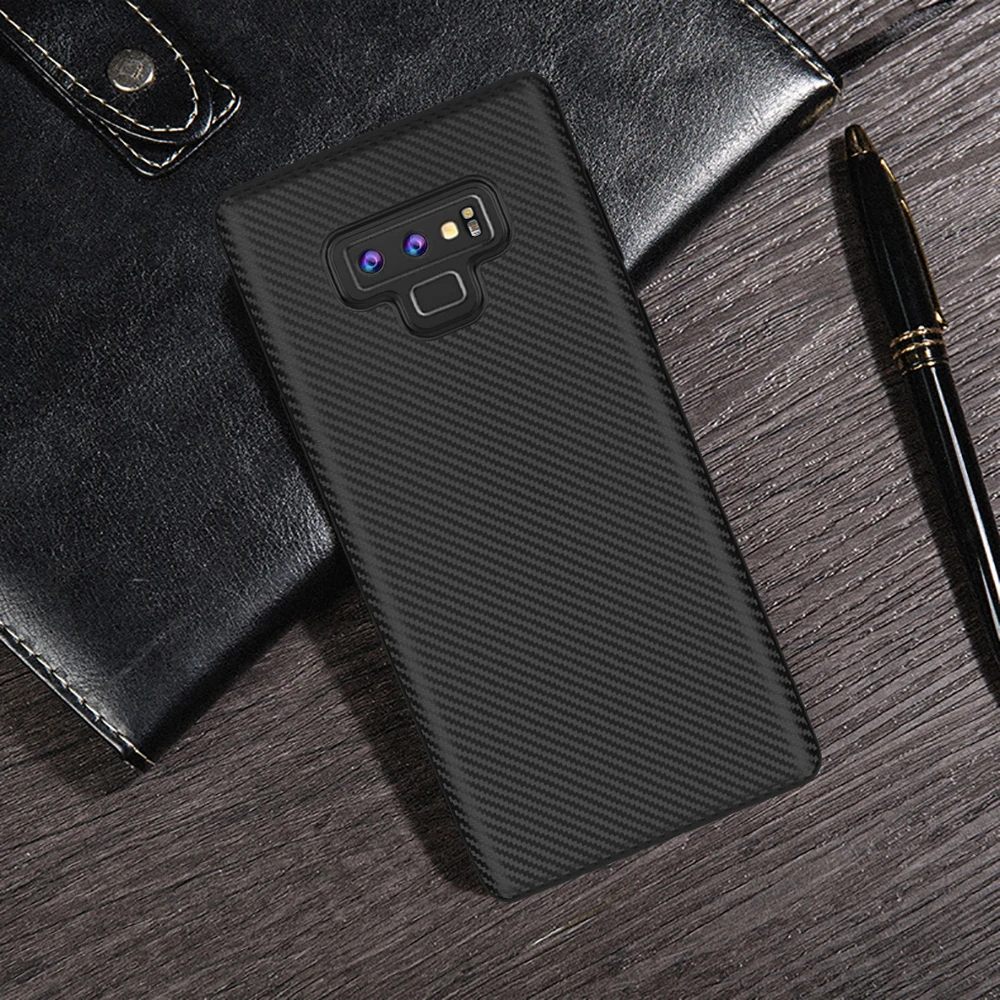 Для Samsung Galaxy Note 8/Note 9 чехол Модный тонкий мягкий из углеродного волокна ТПУ