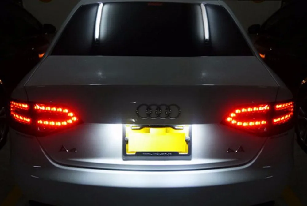2 шт. светодиодсветодиодный лампы ANGRONG 3528 SMD для номерного знака Audi A1 A3 A4 S4 A5 Q5 A6 A7 |