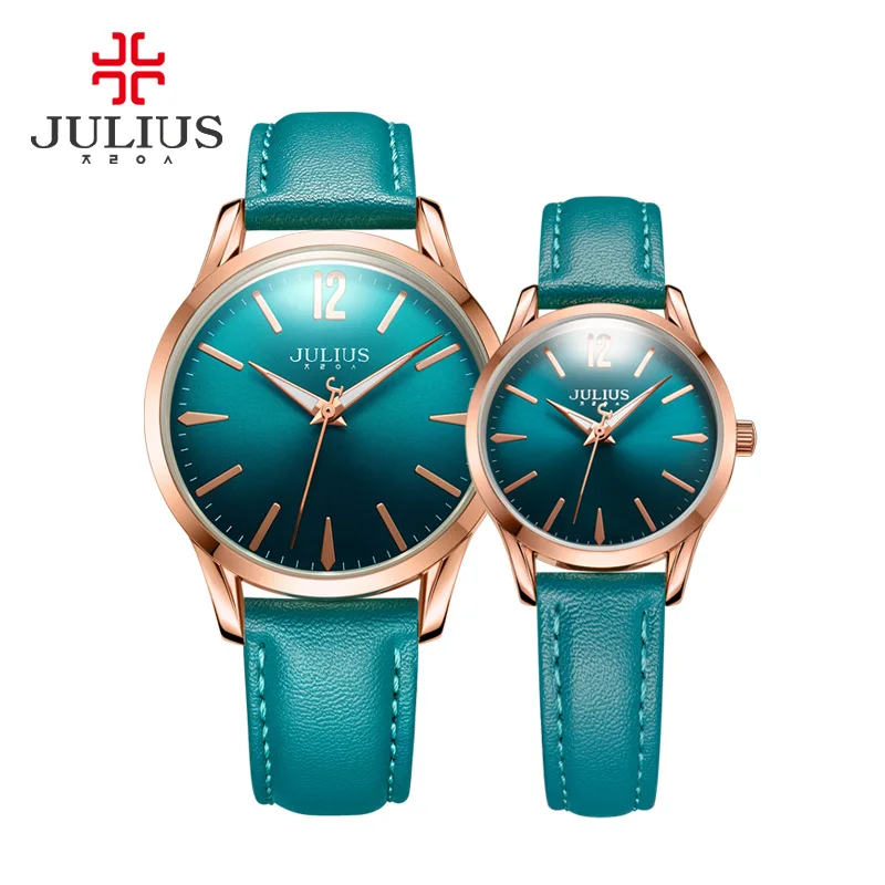 JULIUS 2017 новое поступление дизайнерские простые женские часы с кожаным ремешком