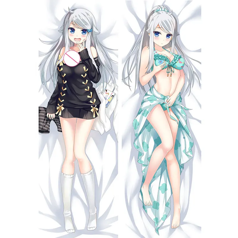 Type D arrivalsanime Подушка Чехол Dakimakura Декоративные Чехлы на подушку замороженная Эльза и Анна постельные принадлежности обниматься тела Чехол - Цвет: Type D