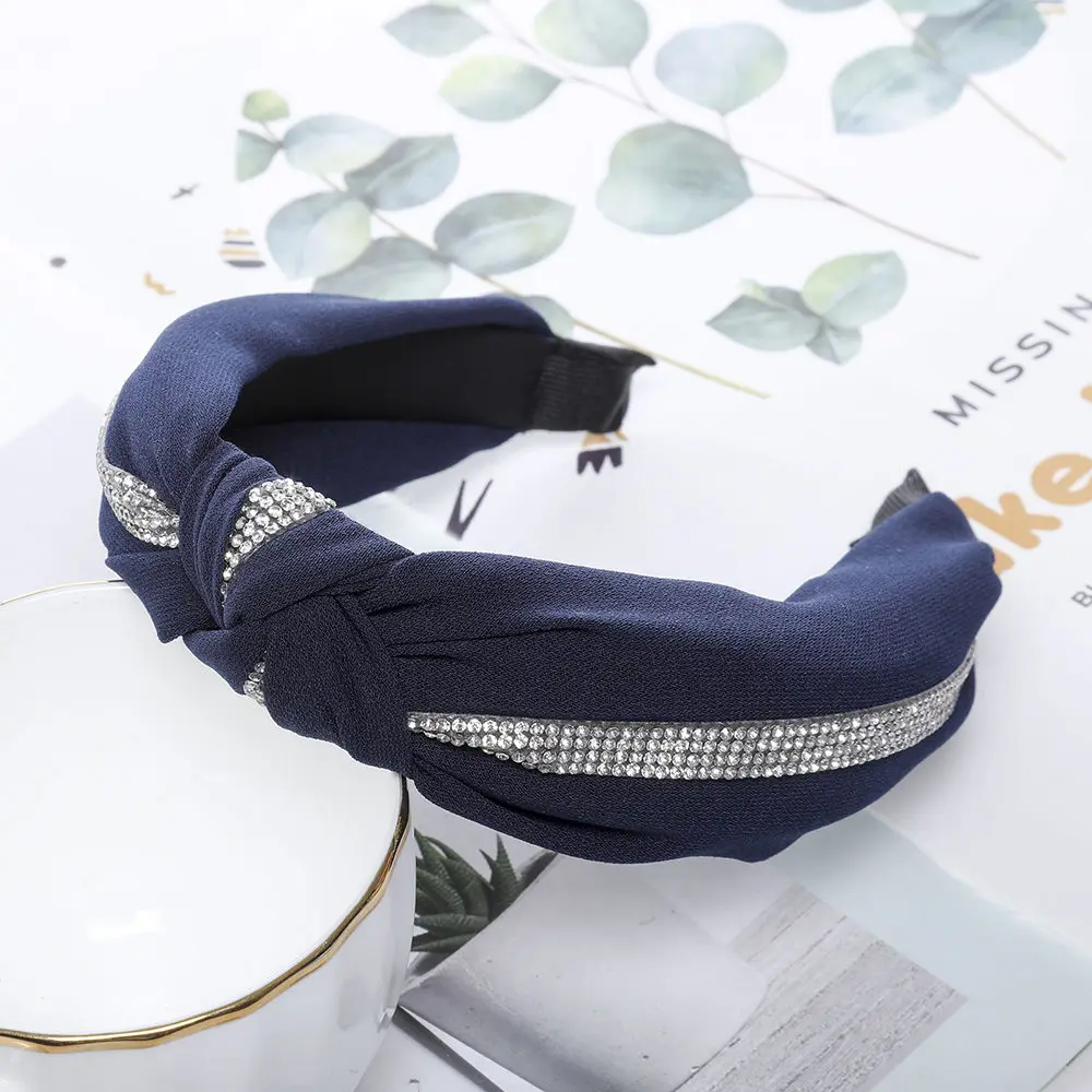 Корейские модные однотонные бархатные ткани украшение для волос с зубами