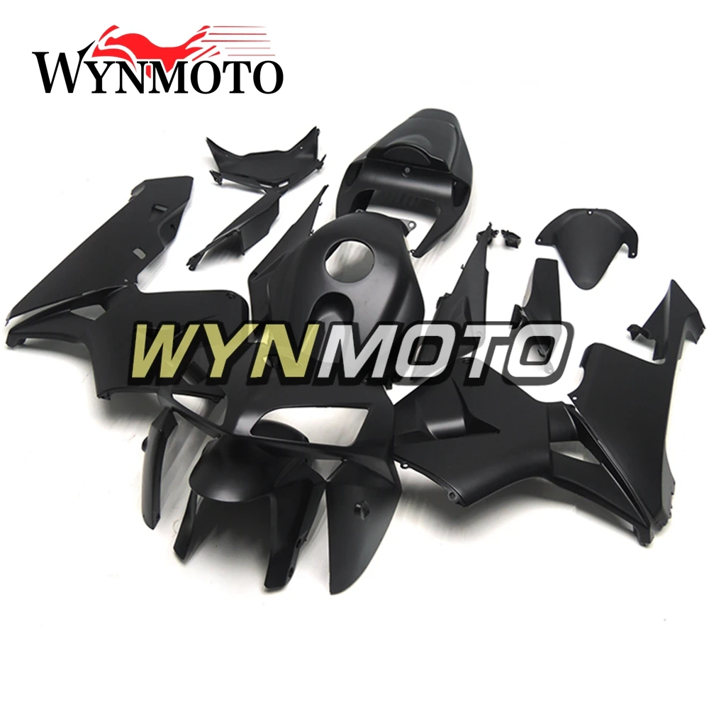ABS пластик впрыска чистый матовый черный мотоцикл Обтекатели для Honda CBR600RR F5 2005 2006