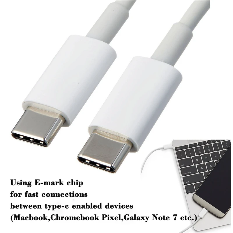 2 м Type-C к адаптеру кабель-Переходник USB C Type для подключения зарядного устройства