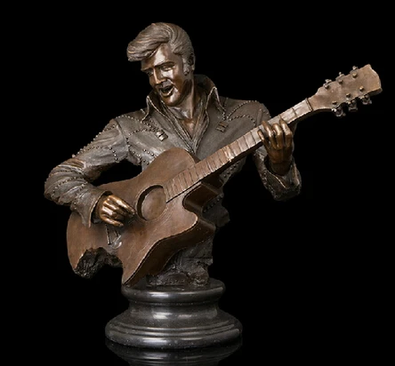 Изделия из меди и латуни ation Asian Famous Rock and Roll Star Man музыкальная гитара Elvis Aron Presley