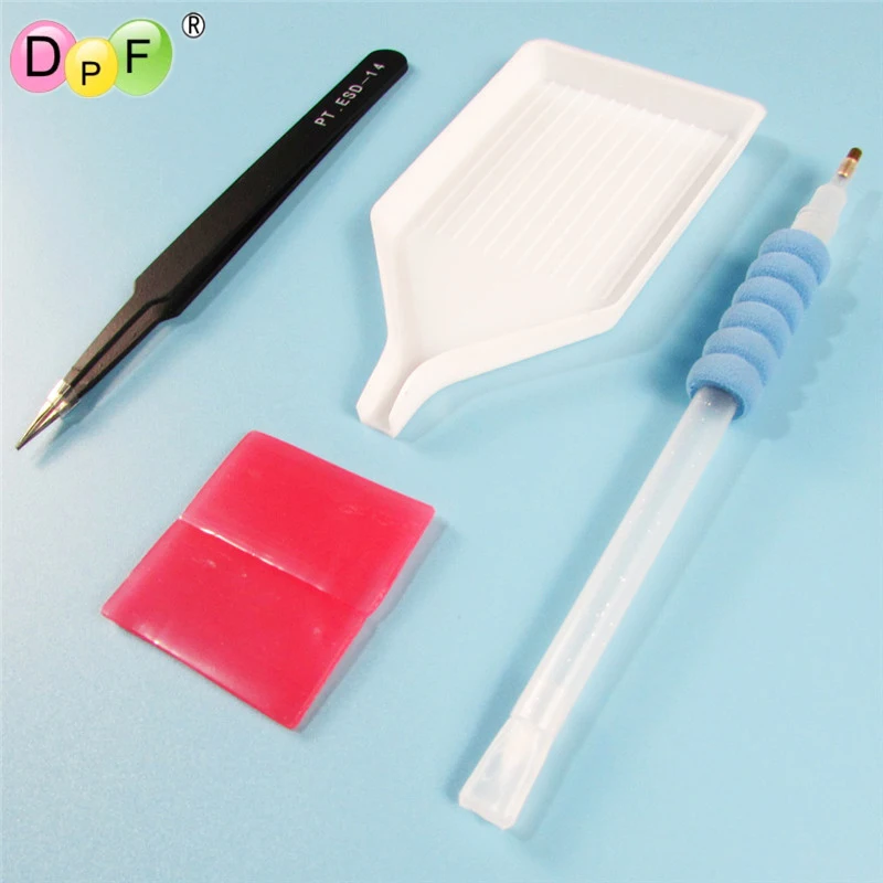 DPF аксессуары инструменты для вышивки картин со стразами наборы из нержавеющей