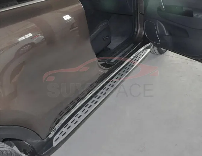 Алюминий стиль подходит для KIA Sportage подножку Подножка Nerf бар