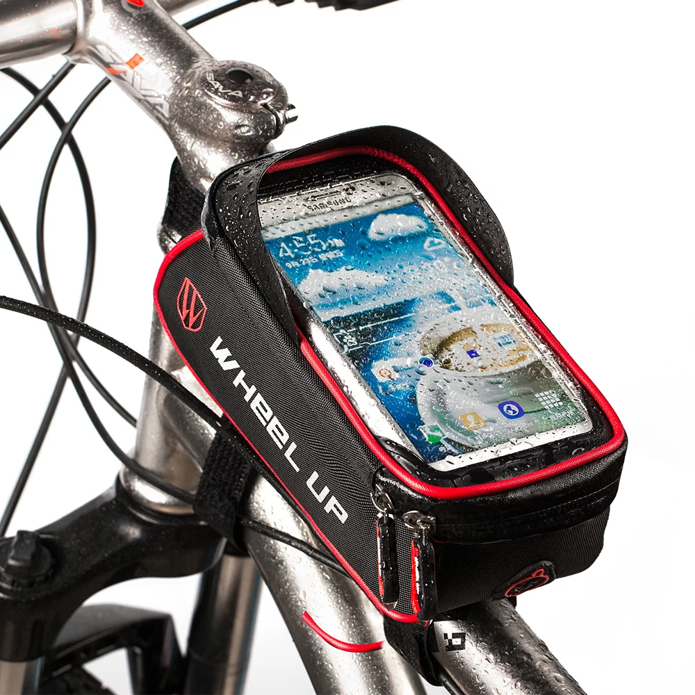 Сумка для мобильного телефона с защитой от дождя|bag bike|bicycle front bagbicycle frame bag |