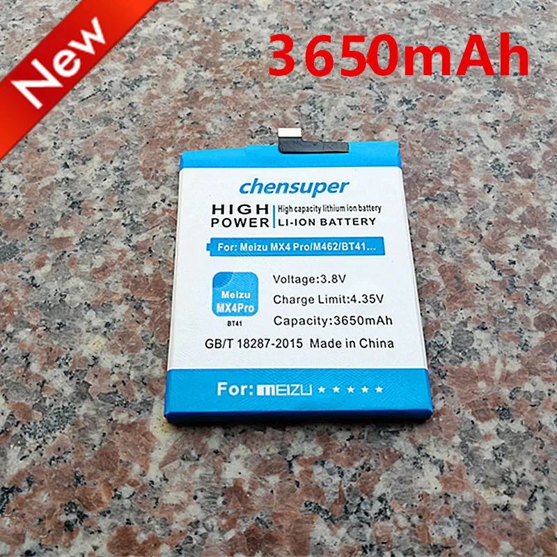 

New High quality 3650mAh BT41 Li-ion Phone Battery use for Meizu MX4 Pro Phone