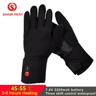 Спасителя 7,4 V Зимние теплые электрические Батарея перчатки с подогревом Перезаряжаемые брюки для катания на лыжах рыбалка вер держать руки теплые домашние тапочки для мужчин и женщин