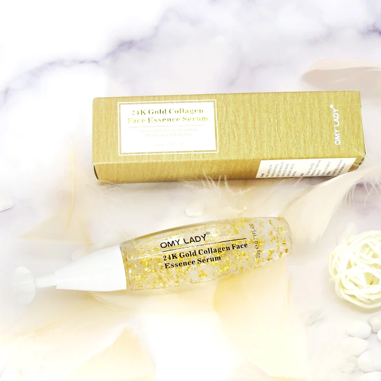 OMY LADY 24K Золотая эссенция для лица жидкий Коллаген для ухода за кожей сыворотка против старения питательная Увлажняющая сыворотка отбеливающая эссенция TSLM1