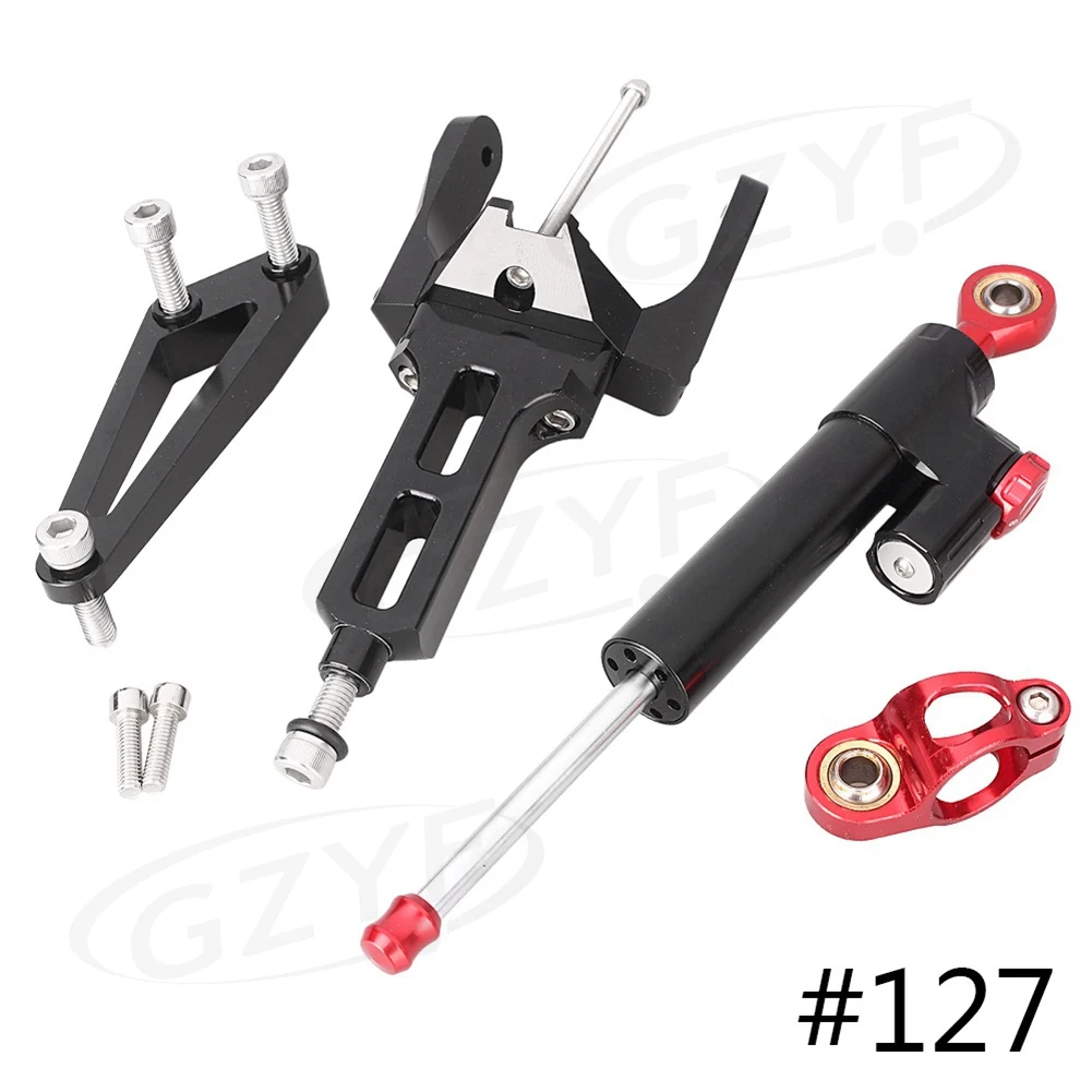 

CNC Motorcycle Steering Damper Stabilizer Saftety Control w/ Bracket Holder Set for Honda CB1300 CB 1300 2003-2011 Aluminum