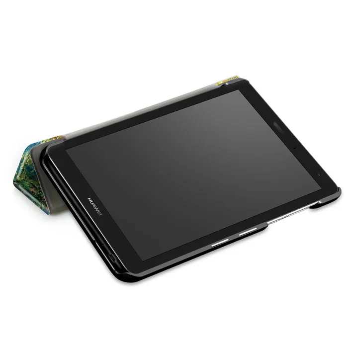 PU чехол для huawei Mediapad T3 7 7,0 3g BG2-U01 7 дюймов+ Защитная пленка для экрана подарок