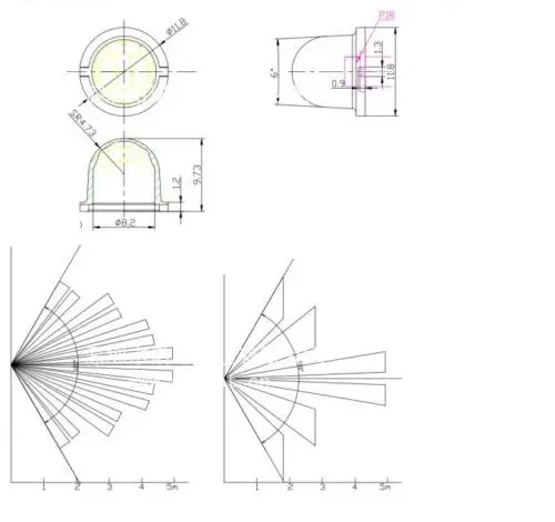 20PCS Infrared Sensor 8308-4 mini White Fresnel Lens body pyroelectric PIR | Other Accessories