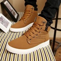 fashion men casual shoes high top canvas shoes sneakers man lace up breathable trainers men baskets homme basic flats shoes