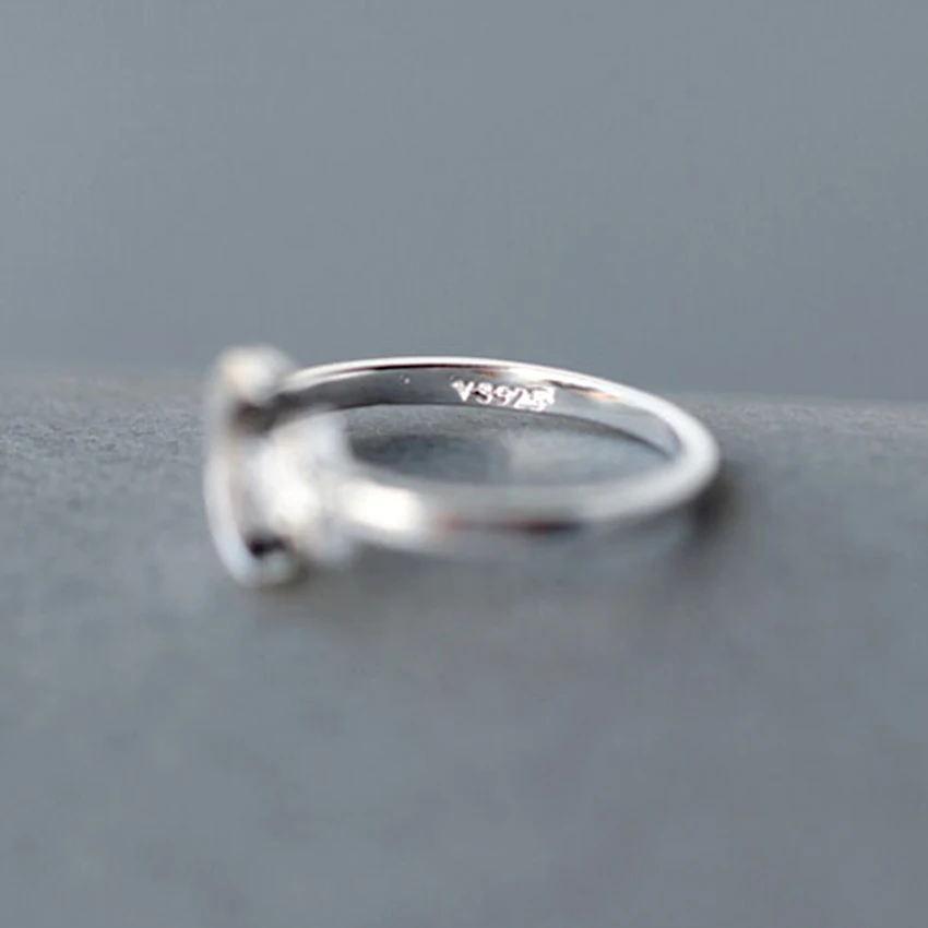 Женские винтажные кольца Kinitial в форме полумесяца с кристаллом циркония вечерние