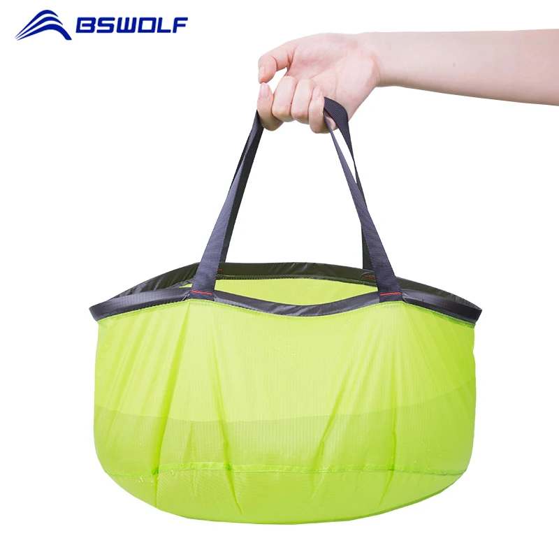 Уличная Складная Раковина BSWolf 6 10 л портативное ведро для путешествий складная