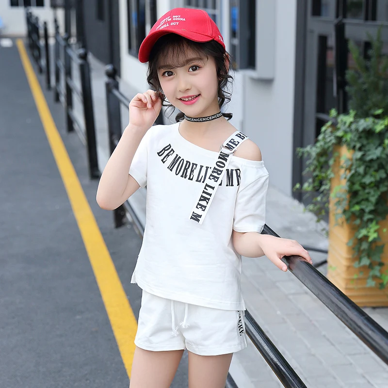 Детская упаковка летний костюм для девочек новинка детская одежда 10 8 летняя с