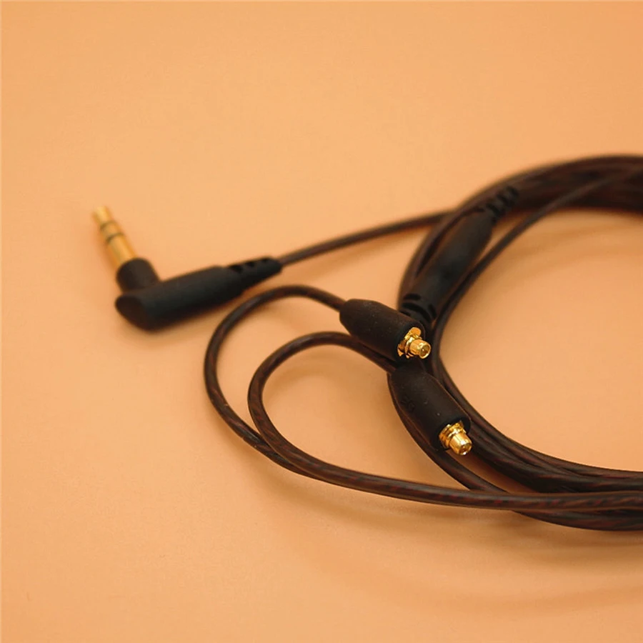 DIY Замена MMCX кабель для Shure SE215 SE535 SE846 UE900 Улучшенный 14 ядер гарнитура аудио iphone и