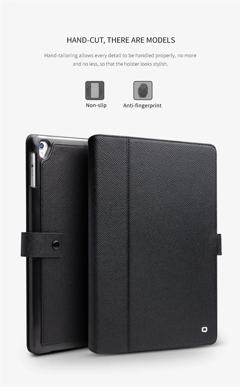 QIALINO чехол для планшета из натуральной кожи для Apple iPad mini4 Смарт спящий режим подставка слот для карт флип чехол 7,9 дюймов