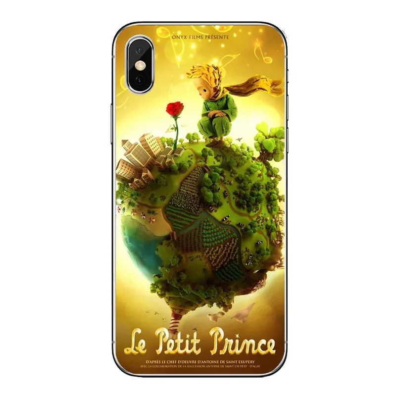 Силиконовый чехол для Samsung Galaxy A5 A6 A7 A8 A9 J4 J5 J7 J8 2017 2018 Plus Prime The Little Prince Night Planet France Art |
