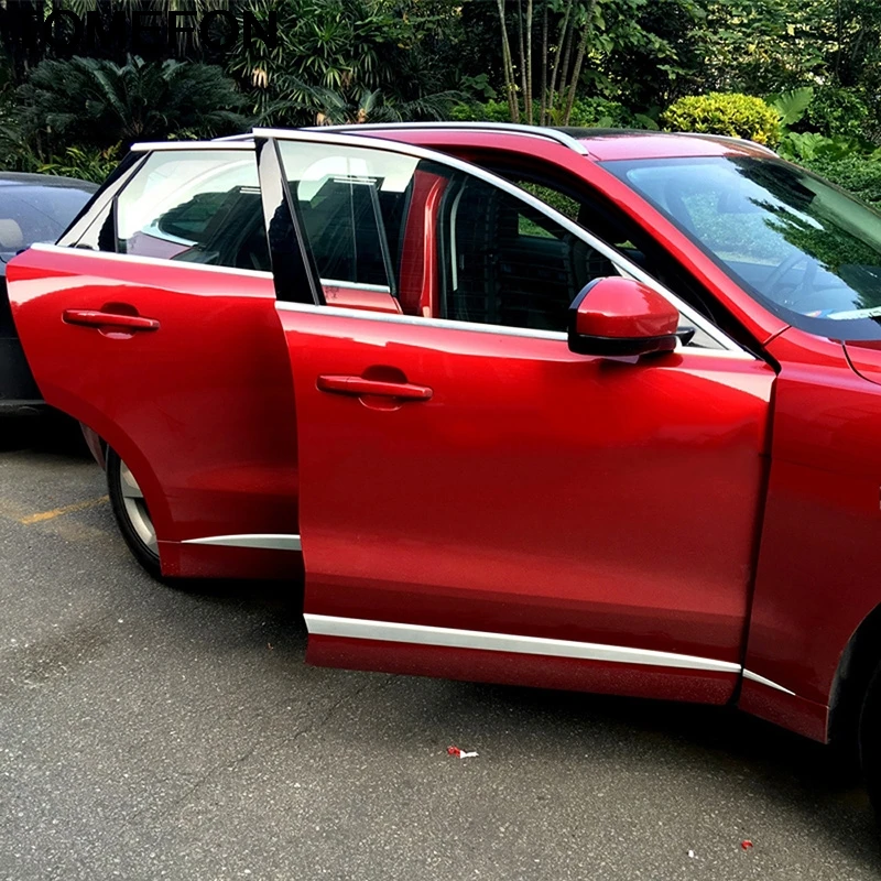 TOMEFON для Jaguar F PACE 2016 2017 2018 боковая дверь корпус полоса украшение рамка крышка