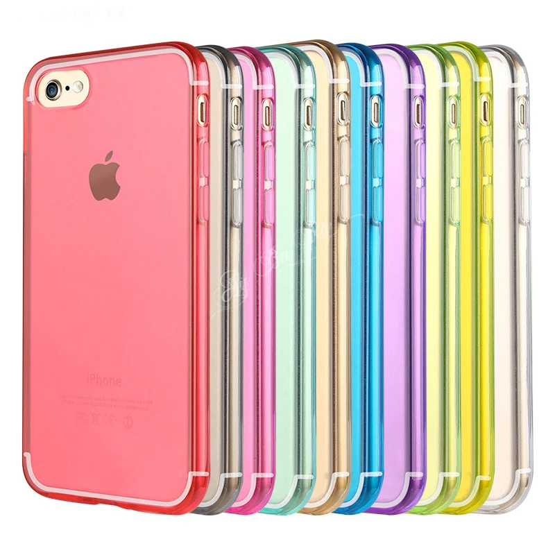 

Transparent Gel Silicone Case For Iphone 13 Pro Max 12 Mini 11 Xr Xs X 7 8 Plus SE2 Slim Anti-knock Shockproof Back Cases Coque