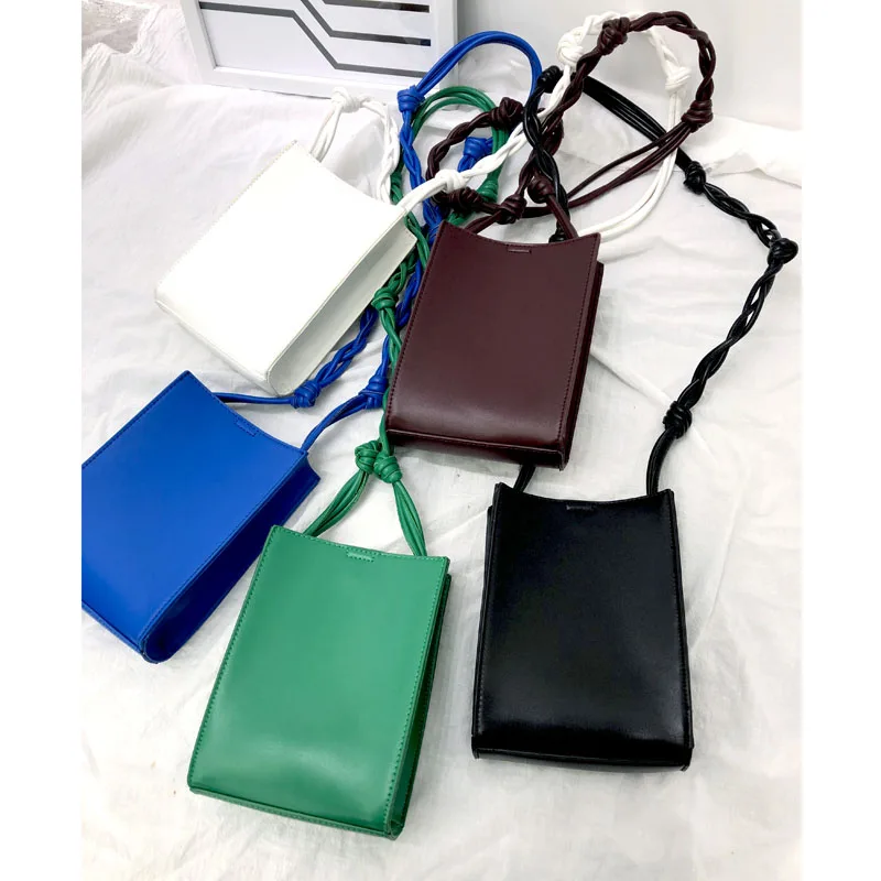 Маленькая сумка для женщин и девушек, ins, шикарный Милый клатч для телефона, сумка через плечо, сумка через плечо, новинка, зеленая, черная, синяя летняя сумка для телефона