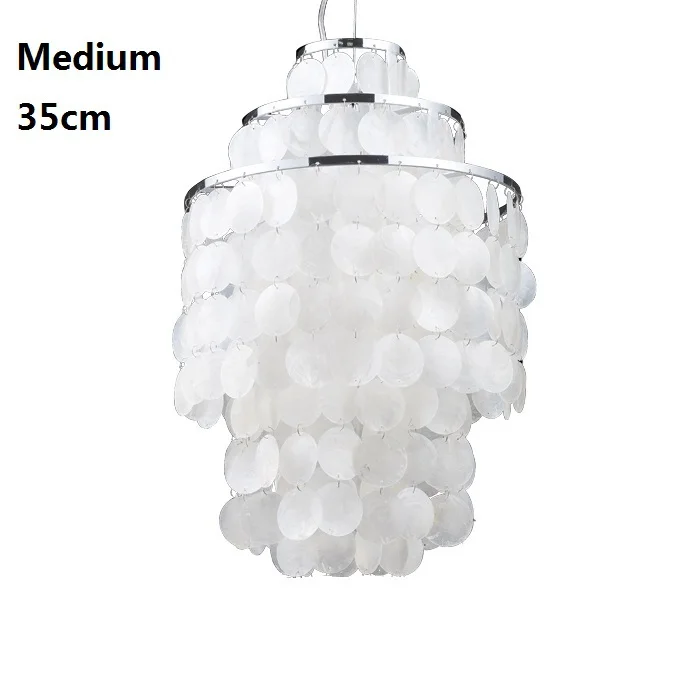 Подвесной светильник для столовой с натуральным корпусом белый современный