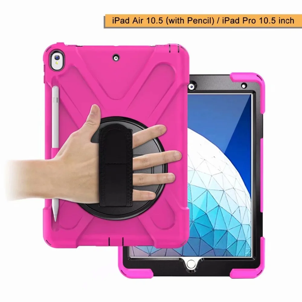 Чехол для планшета iPad Air 10 5 силиконовый защитный чехол на 360 градусов Apple Pro