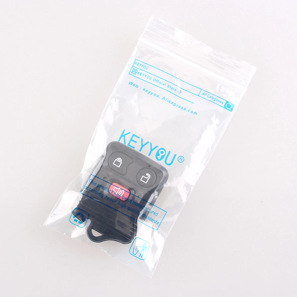 Автомобильный ключ с дистанционным управлением KEYYOU 315/433 MHZ, 3 кнопки, подходят для Ford Town Edge Escape, БЕСКЛЮЧЕВОЙ вход, автомобильный брелок, передатчик
