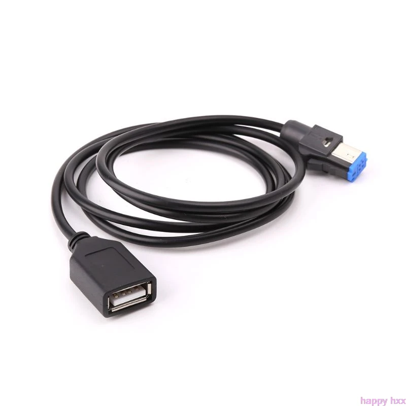 Новый 4-контактный Автомобильный USB Кабельный адаптер удлинитель шнур для Nissan Teana