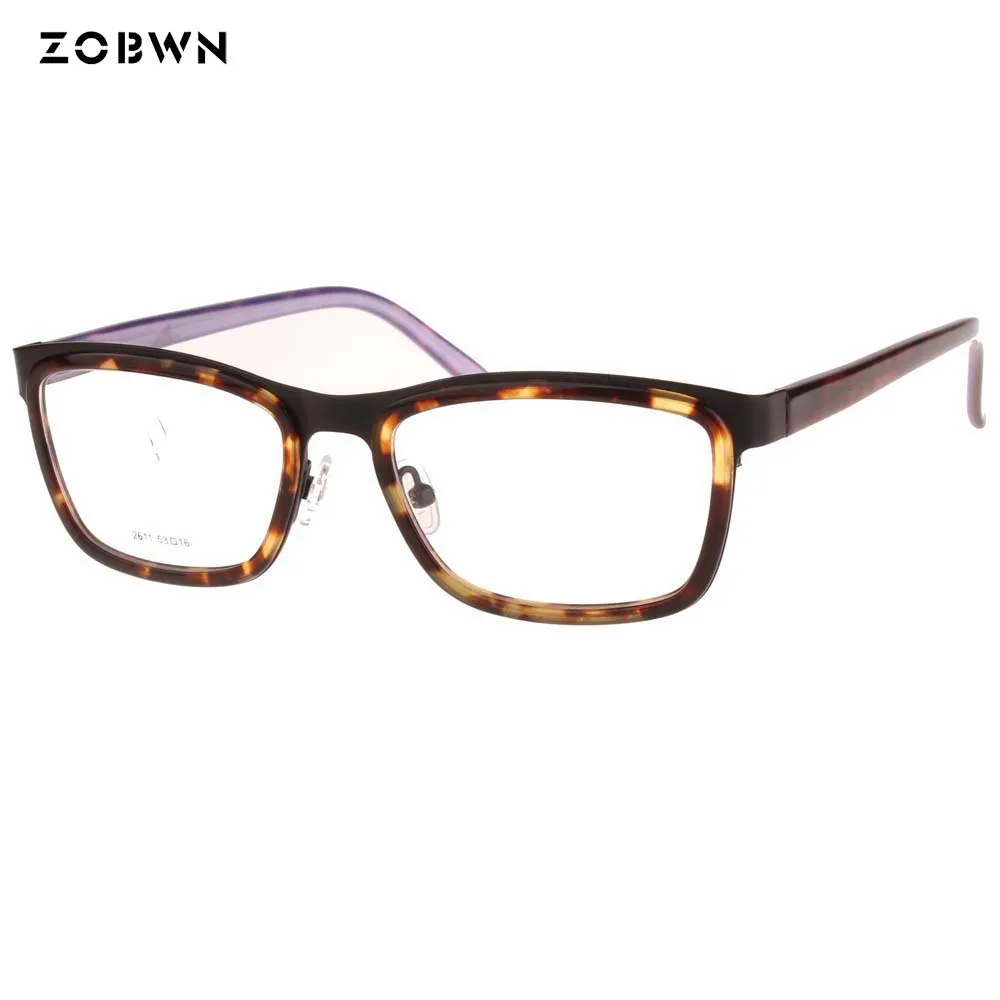 

ZOBWN use Prescription Glasses Frame Men Oculos de grau masculinos Spectacle armacao oculos Myopia Glasses Women lentes opticos