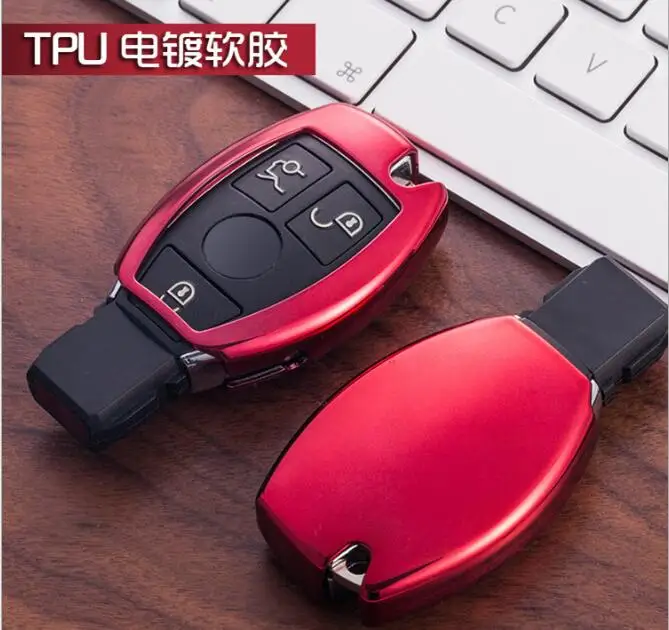 Подходит для Benz car key bag GLA200E Класс C брелок GLC260C200L набор ключей женский | Автомобили