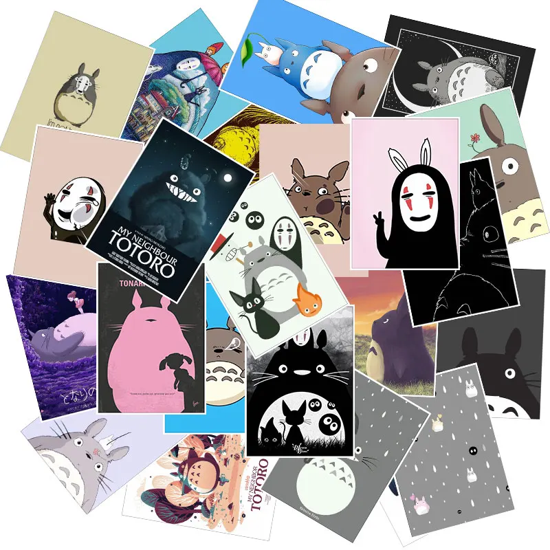 25 Pcs/Lot Japanese Movie My Neighbor Totoro Cute Stationery Stickers For Car Laptop Notebook Luggage Decal Fridge Skateboard | Игрушки и