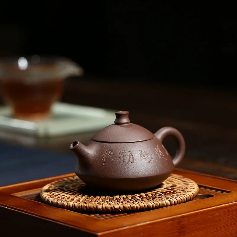 Yixing фиолетовый песочный горшок знаменитые ремесленники ручной работы