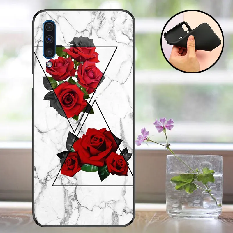 Матовый для a50 samsung Galaxy A50 чехол для телефона чехол для samsung 40 A50 70 крышка samsung A50 50 A505F A505 чехол из силикона - Цвет: SML
