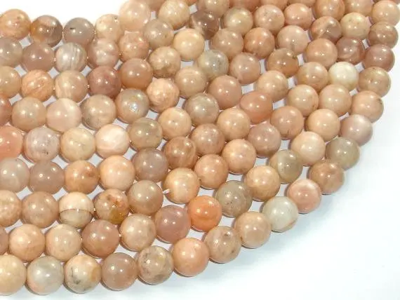 

One strand 100% Natural Sun Stone Beads 4MM 6 MM 8MM 10MM 12MM Feldspar Round Semi Gem stone Jewelry Beads 15.5"/Strand