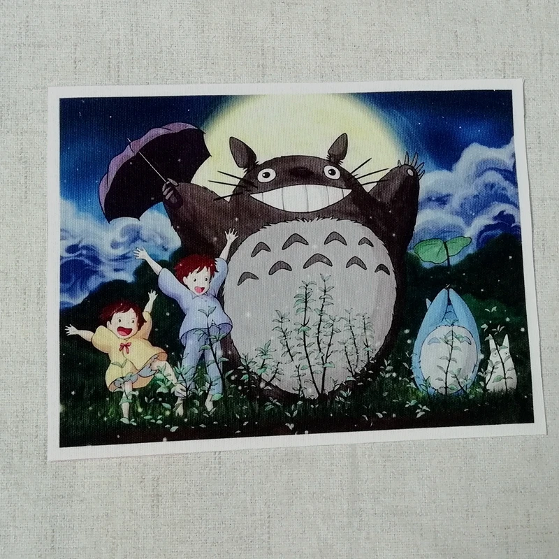 Аниме ткань Hayao Miyazaki ручная работа сделай сам квилтинг средний возраст кошки
