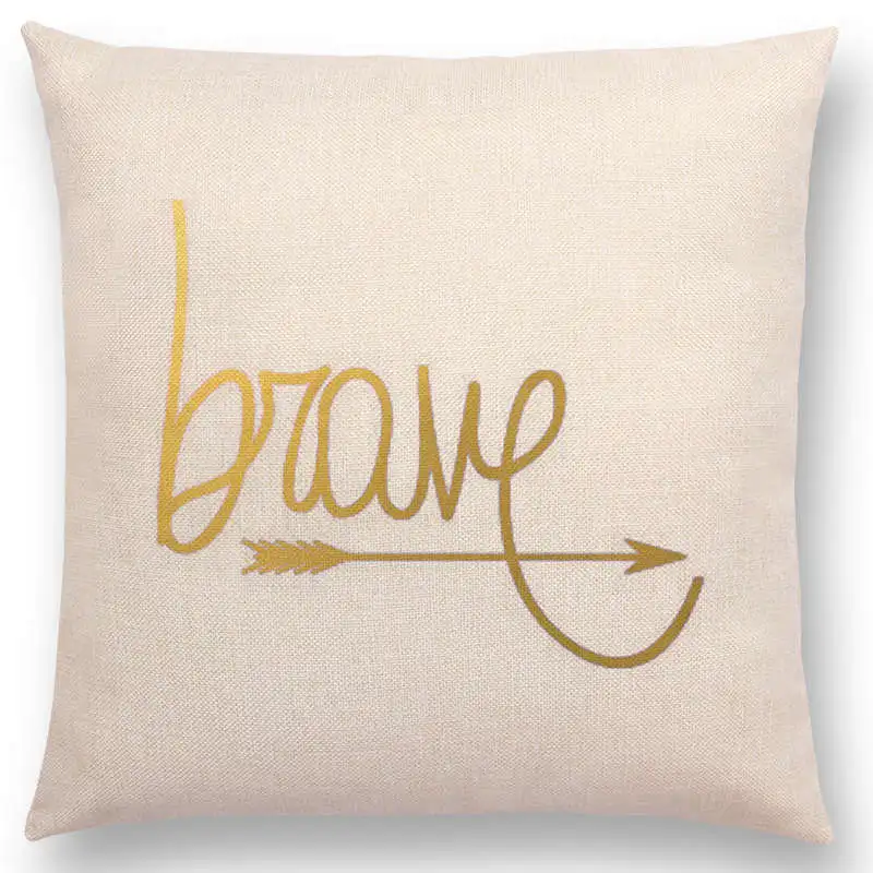 Горячая Распродажа Золотые декоративные буквы смелая уверенность любовь