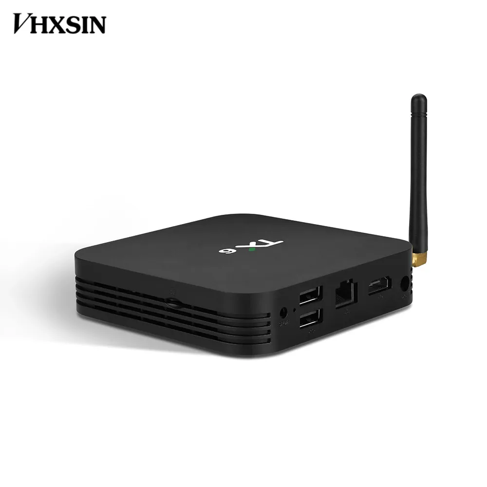 VHXSIN 10 шт./лот TX6 Smart Android 7 1 ТВ-приставка 4G 32G H6 четырехъядерный 2 5G двойной Wifi BT 4 |