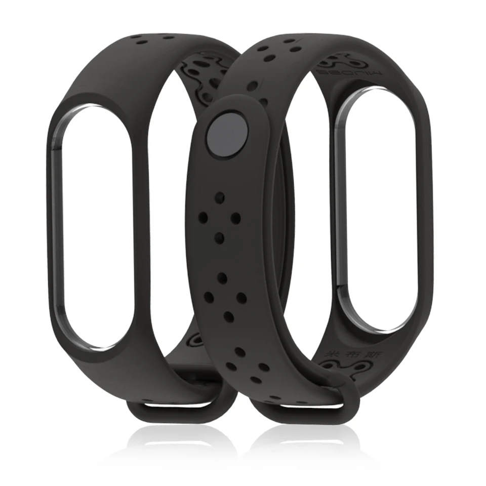 Ремешок для Mi Band 4 3 спортивный браслет Bend ремень Xiaomi Pulseira Opaska My Band4 силиконовый