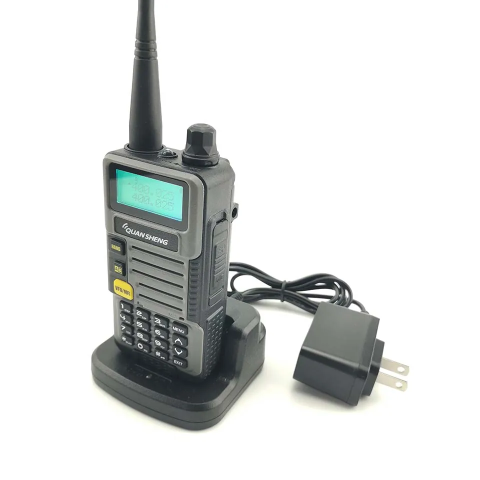 2 шт. Quansheng UV-R50-2 Двухдиапазонная рация радиостанция Walky Talky профессиональная двухсторонняя радиостанция Telsiz 10 км Baofeng Uv-5r
