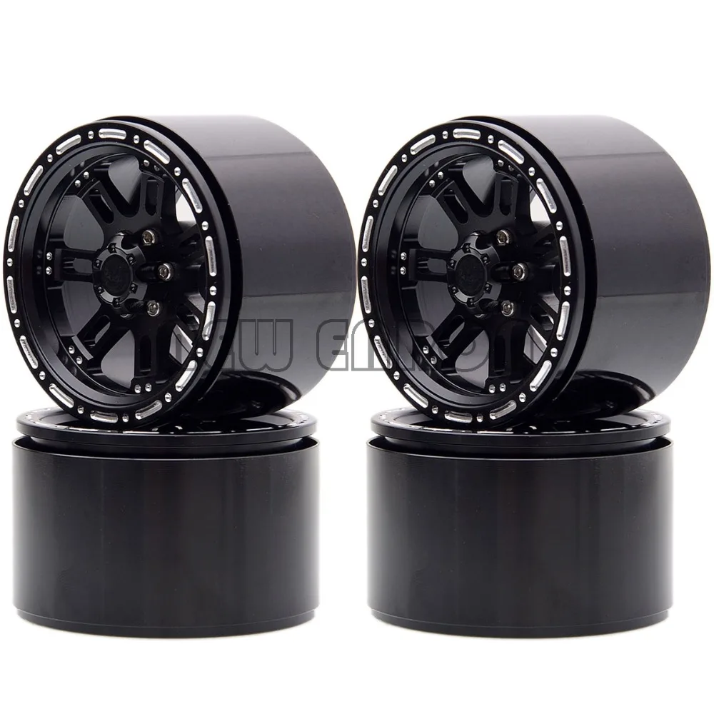 Новые ENRON 4 шт. металлические колесные диски ступицы 2," подходят для RC Rock Crawler Axial Wraith YETI SCX10 RR10 TRX4 TRX-4 KM2 90045 90031 90020