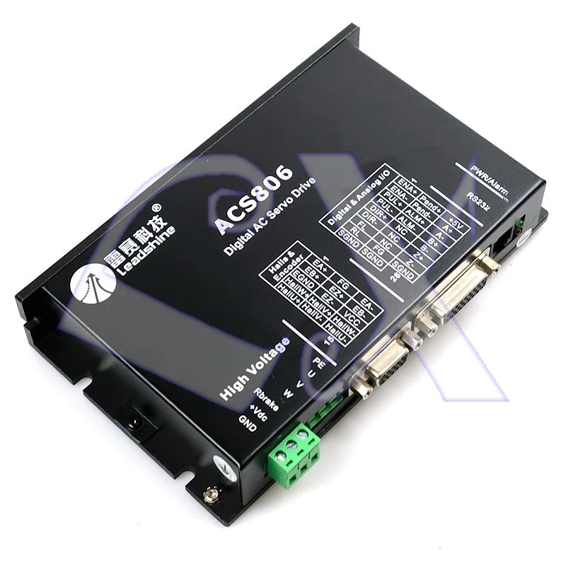 Leadshine 400 Вт 3000 об/мин Серводвигатель комплект ACM604V60 01 2500 1.27N. m + ACS806 драйвер с
