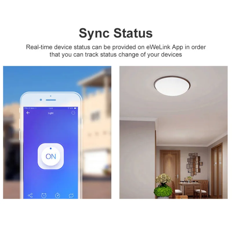 Смарт переключатель SONOFF BASIC R3 для включения/выключения WiFi светильник таймер