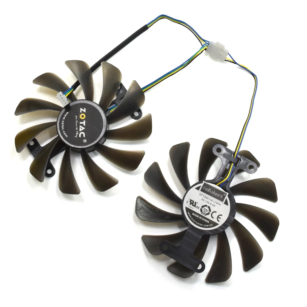 95 мм GFY09010E12SPA 4PIN GTX1070/1080 охлаждающий вентилятор GPU Замена для Zotac GTX 1070 1080 AMP KFA2 GTX1070 Ti